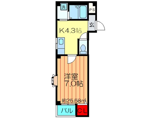 メゾンドオ－ブⅡの物件間取画像